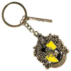 Bioworld Harry Potter Hufflepuff Loyalty Keychain New