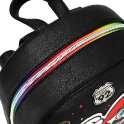 Bioworld New Nintendo Mario Kart Rainbow Road Mini Backpack