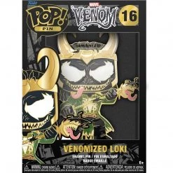 New Funko Pop! Marvel Venom Loki Large Enamel Pin #16 5 New Funko Pop! Marvel Venom Loki Large Enamel Pin #16