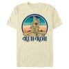 Fifth Sun Men's Scooby Doo Ruh Roh Retro Circle Tee