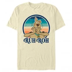 Fifth Sun Men's Scooby Doo Ruh Roh Retro Circle Tee
