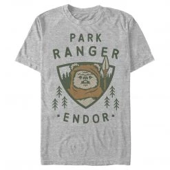 Fifth Sun Men's Star Wars Park Ranger Endor Ewok Badge Tee New