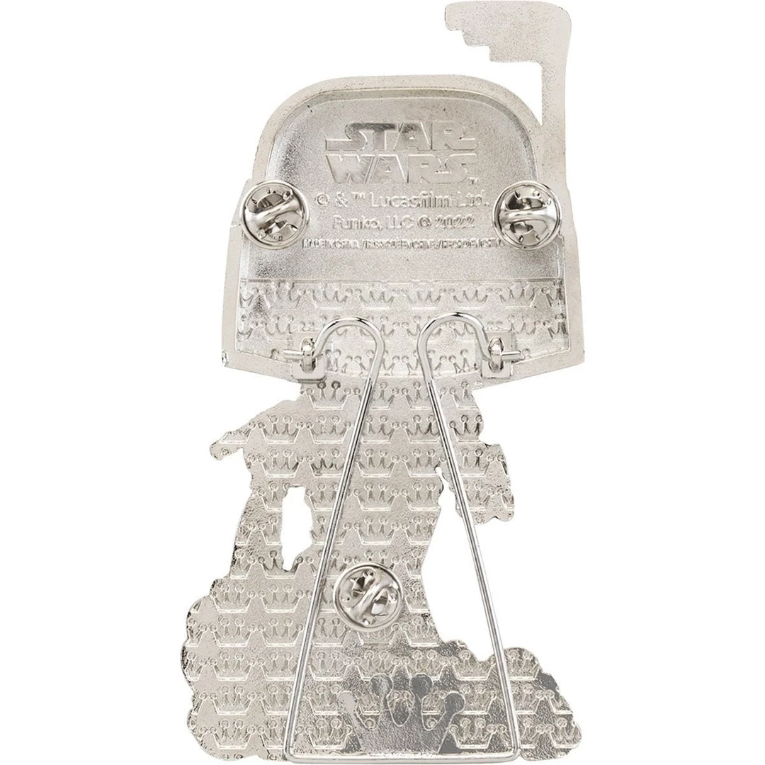 Funko Pop! Star Wars Jango Fett Large Enamel Pin #20 New 2 Funko Pop! Star Wars Jango Fett Large Enamel Pin #20 New