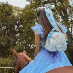 Danielle Nicole Disney Beauty And The Beast Belle Basket Backpack