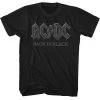 American Classics Tees Men's Acdc Back In Black Tee