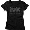 American Classics Tees Women's Acdc Back In Black Tee