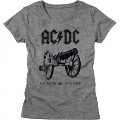 American Classics Women's Acdc About To Rock Again Tee Tees