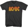 American Classics Men's Acdc Distress Orange Tee