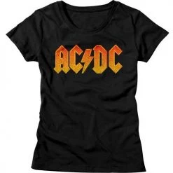 American Classics Tees Women's Acdc Distress Orange Tee