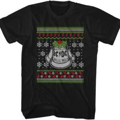 American Classics Men's Acdc Christmas Tee New