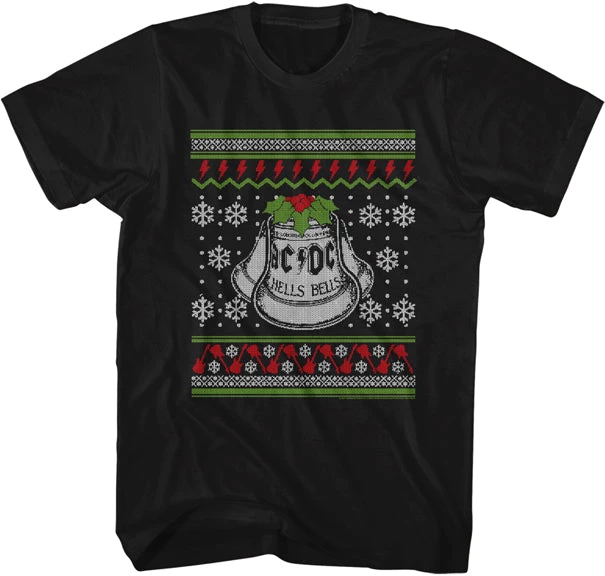 American Classics Men's Acdc Christmas Tee New 1 American Classics Men's Acdc Christmas Tee New