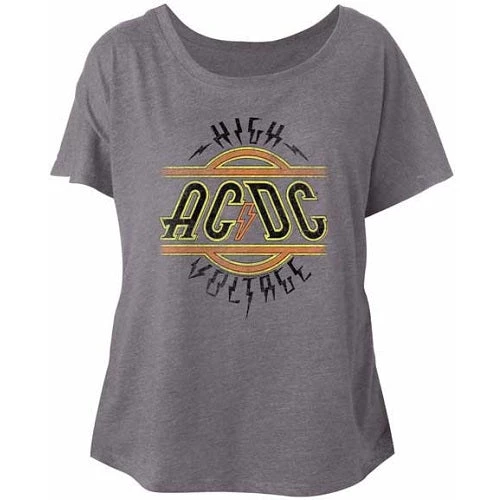 American Classics Women's Acdc High Voltage Dolman Tee Tees 1 American Classics Women's Acdc High Voltage Dolman Tee Tees