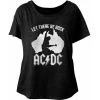American Classics Women's Acdc Australia Dolman Tee