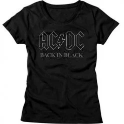 American Classics Women's Acdc Backinblack3 Tee