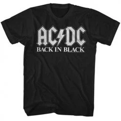American Classics Men's Acdc Back In Black Album Tee