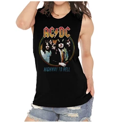 American Classics Women's Acdc Highway To Hell Tricolor Extra Lightweight Muscle Tank New 1 American Classics Women's Acdc Highway To Hell Tricolor Extra Lightweight Muscle Tank New