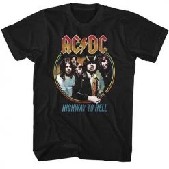 American Classics Men's Acdc Highway To Hell Tricolor Tee