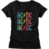 American Classics Women's Acdc Multicolor Tee Tees