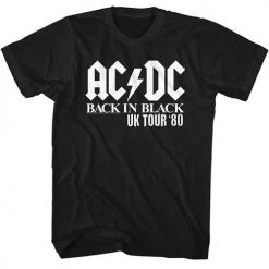 American Classics Tees Men's Acdc Uk Tour Solid White Tee