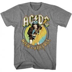 American Classics Men's Acdc Blue Yellow Tee Tees