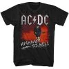 American Classics Tees Men's Acdc Highway To Hell Tee