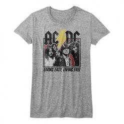 American Classics Women's Acdc Hwy2Hell Lyrics Tee Tees
