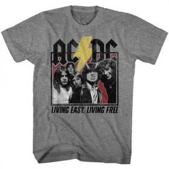 American Classics Men's Acdc Highway To Hell Lyrics Tee