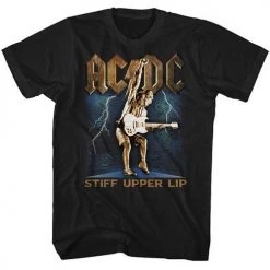 American Classics Men's Acdc Stiff Upper Lip Tee