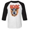 American Classics Apparel Men's Acdc Vintage Fly On Wall Raglan Tee