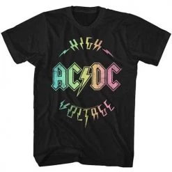 American Classics Tees Men's Acdc Multicolor Voltage Tee