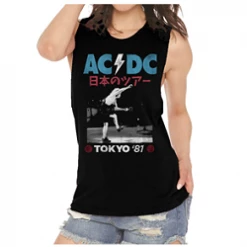 American Classics Women's Acdc Tokyo 81 Extra Lightweight Muscle Tank