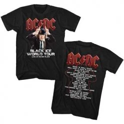 American Classics Men's Acdc Black Ice Tour Tee