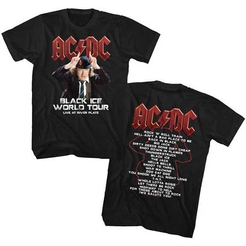 American Classics Men's Acdc Black Ice Tour Tee 1 American Classics Men's Acdc Black Ice Tour Tee