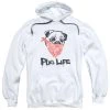 Trevco New Men's Pug Life Pullover Hoodie