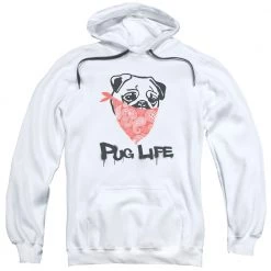Trevco New Men's Pug Life Pullover Hoodie