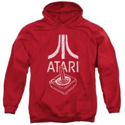 Trevco Apparel Men's Atari Joystick Logo Pullover Hoodie