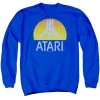 Trevco Men's Atari Sunrise Eroded Crewneck Sweatshirt