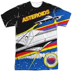 Trevco Men's Atari Asteroids Arcade Sublimated Tee