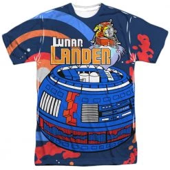 Trevco Men's Atari Lunar Landing Sublimated Tee New