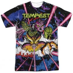 Trevco New Men's Atari Tempest Key Art Sublimated Tee