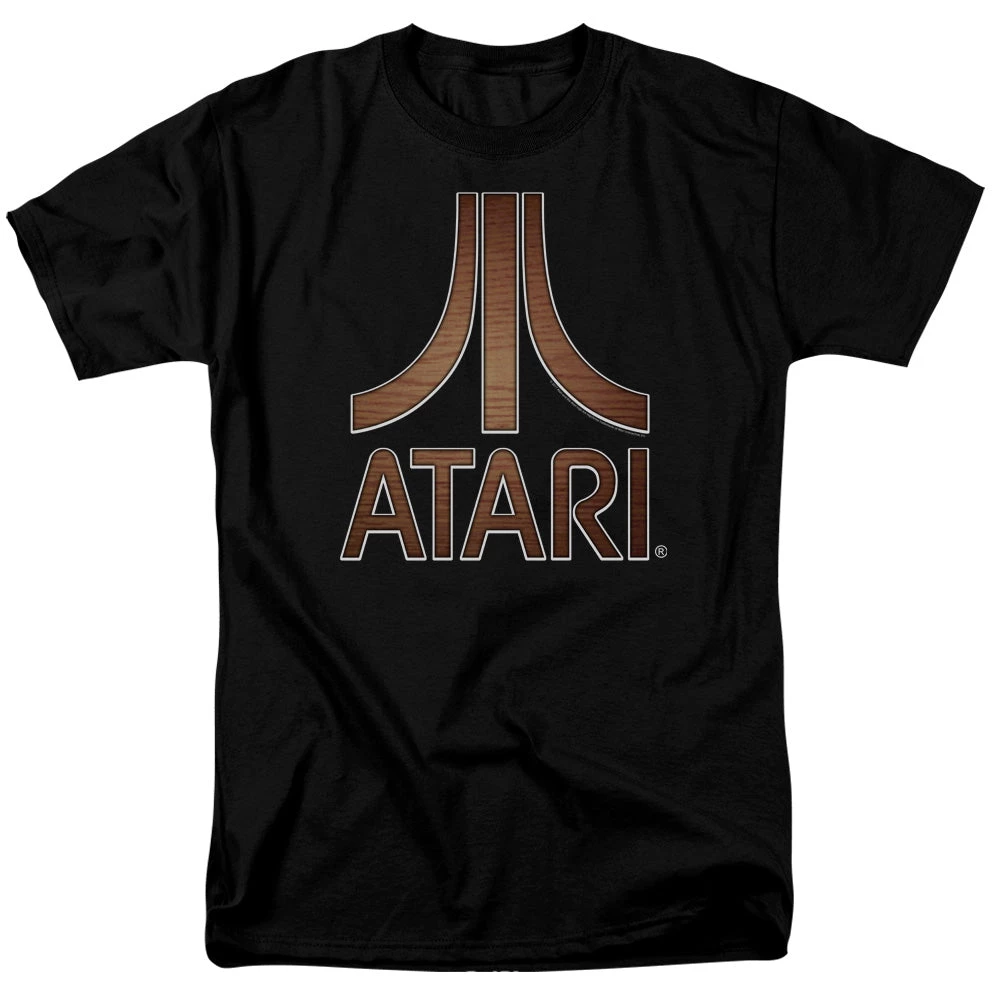 Trevco Men's Atari Classic Wood Emblem Tee 1 Trevco Men's Atari Classic Wood Emblem Tee