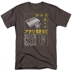 Trevco New Men's Atari Kanji Squares Tee