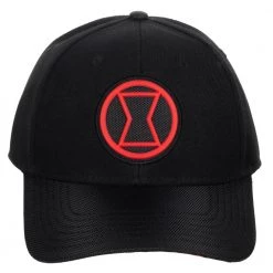Bioworld Marvel Black Widow Chrome Weld Ballistic Bill Hat New
