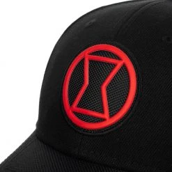 Bioworld Marvel Black Widow Chrome Weld Ballistic Bill Hat New
