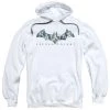 Trevco Men's Batman Arkham Knight Decending Logo Pullover Hoodie