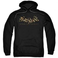 Trevco Men's Batman Arkham Knight Flame Logo Pullover Hoodie