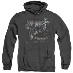 Trevco Men's Batman Arkham Knight Grapple Heather Pullover Hoodie New