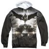 Trevco New Men's Batman Arkham Knight Poster Sublimated Pullover Hoodie