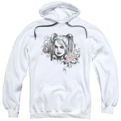 Trevco Men's Batman Arkham Knight Sketchy Girl Pullover Hoodie New