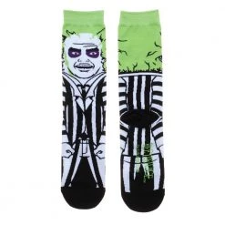 Bioworld New Beetlejuice 360 Character Crew Sock